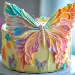 "Stunning butterfly cake"