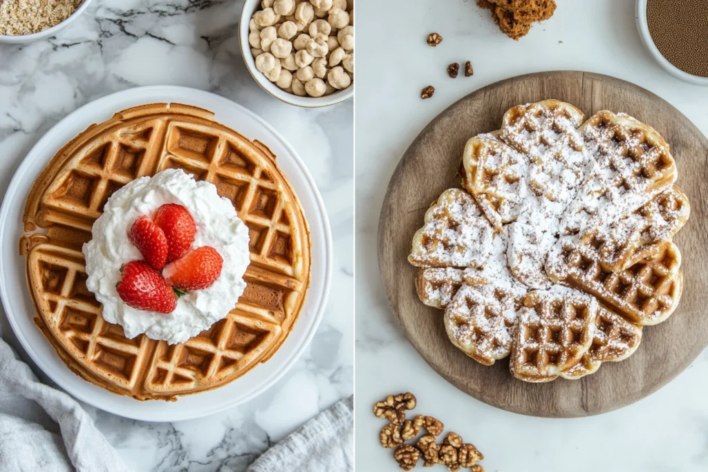 Belgian waffles and Stroopwafels