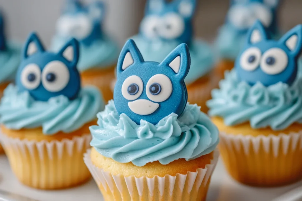 Bluey cupcakes