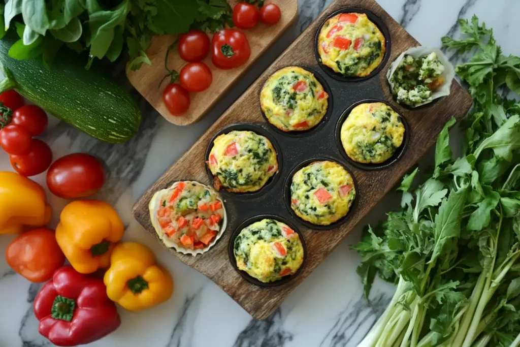 Vegetable Egg Muffins for a Healthy Breakfast