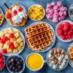 Different types of waffles