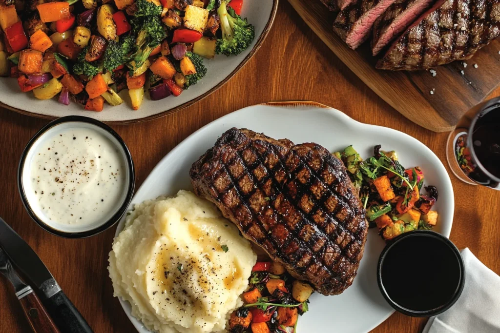 Side dishes with steak