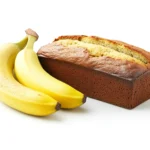 Moist banana bread loaf