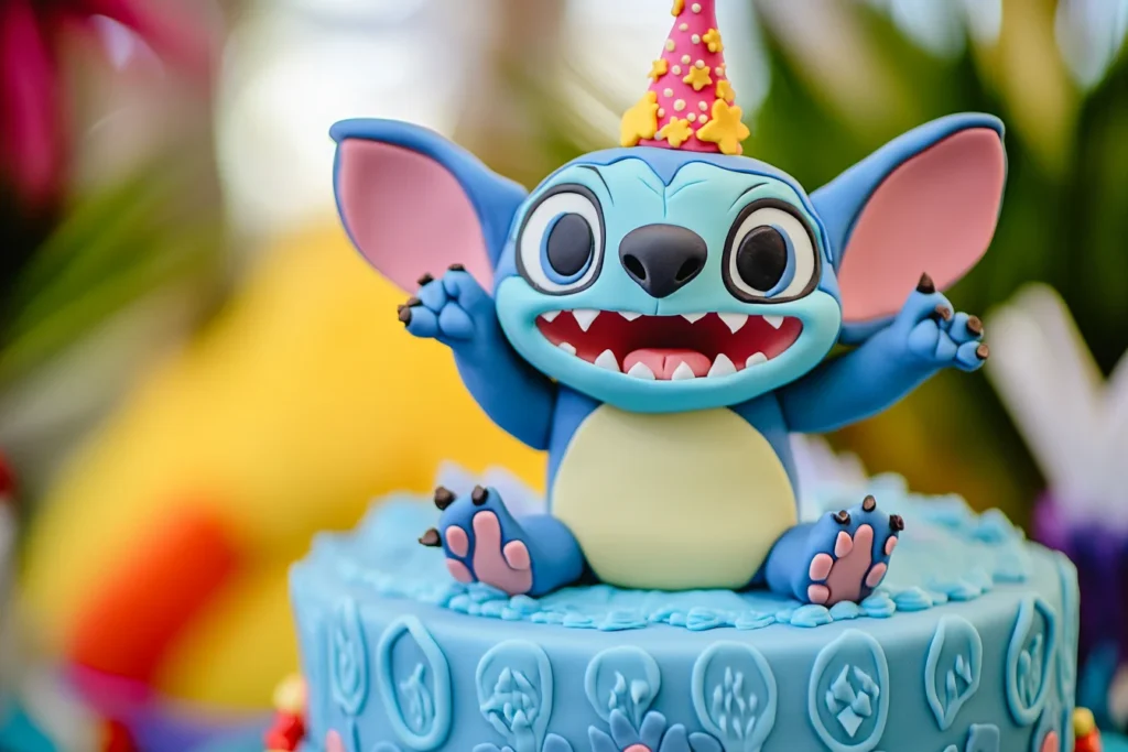 Stitch Cake Close-Up