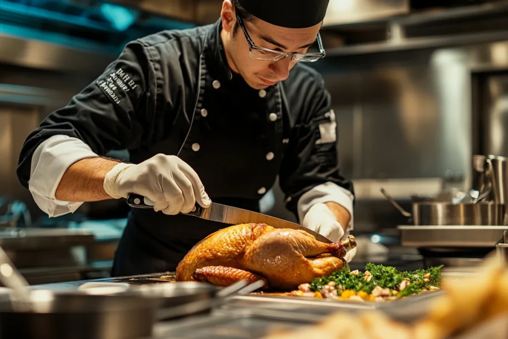 How to carve a Roast Chicken