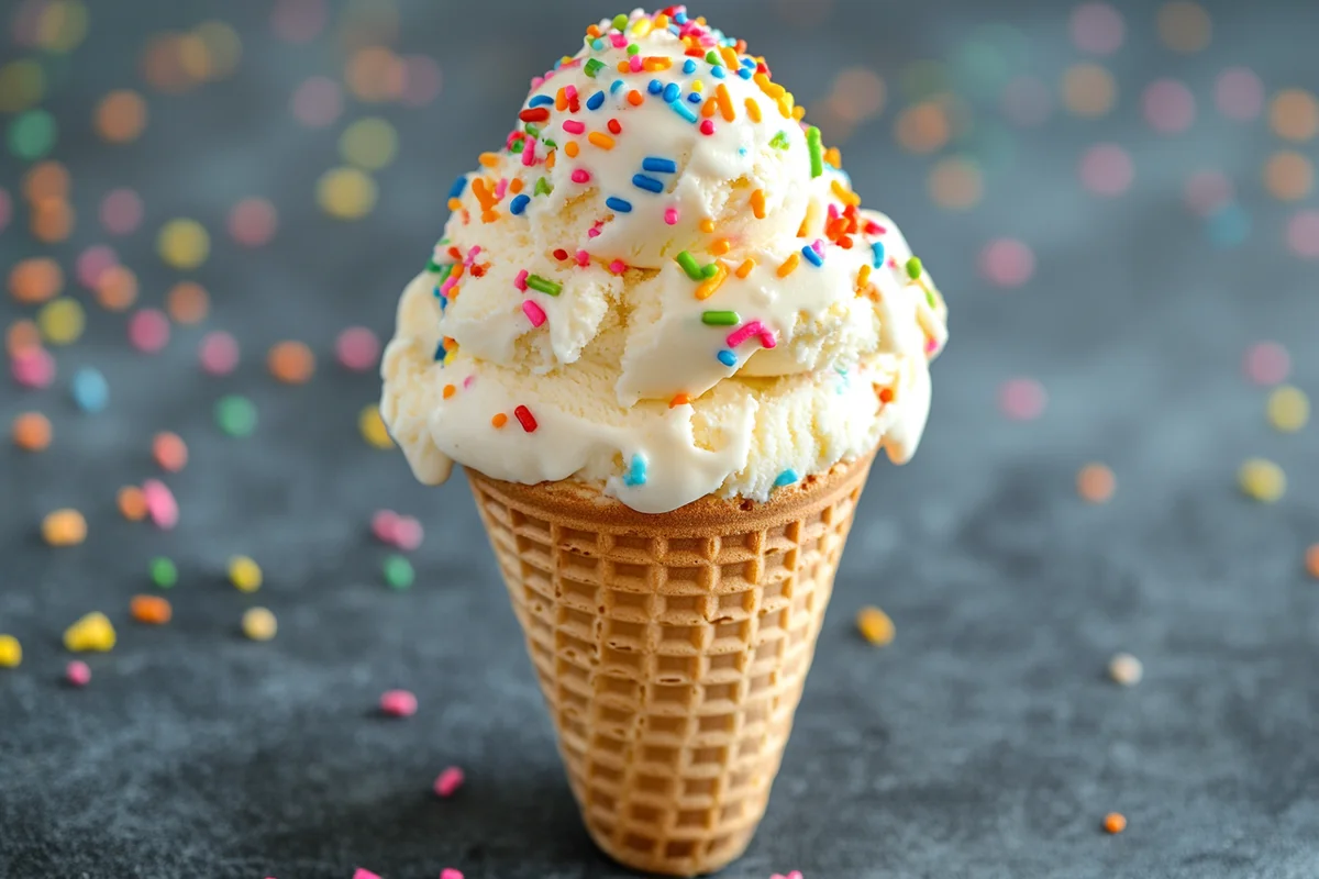 What does birthday cake ice cream taste like?