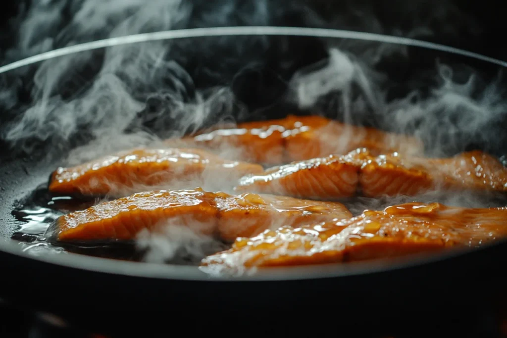 Hot Honey Salmon Bowls