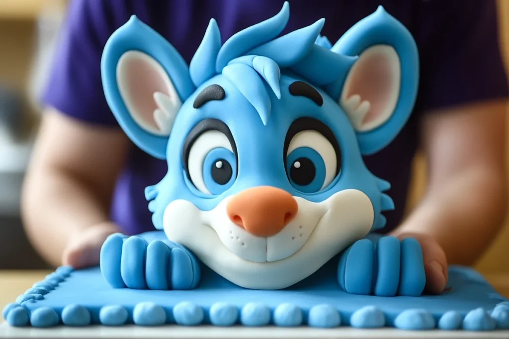 How to decorate a Bluey cake