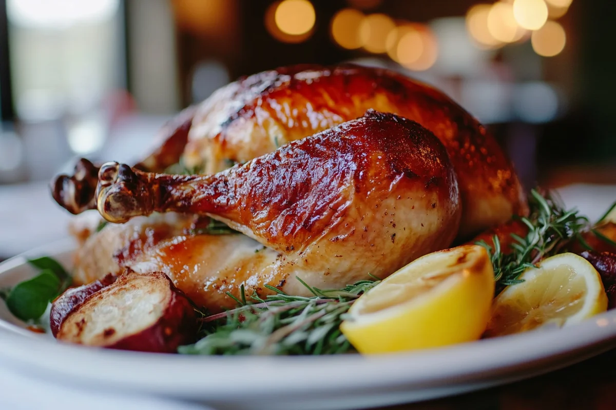 Roast Chicken with crispy golden skin