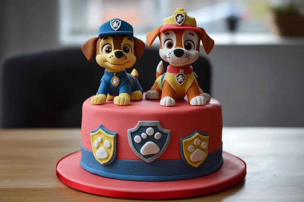 Paw Patrol cake homemade