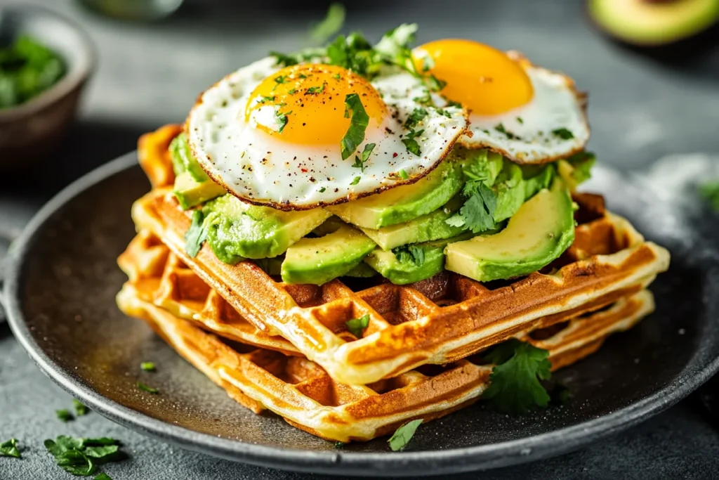 Savory waffle recipe ideas