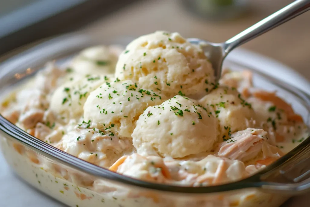 How to make Chicken Cobbler with Cheddar Bay Biscuit Top