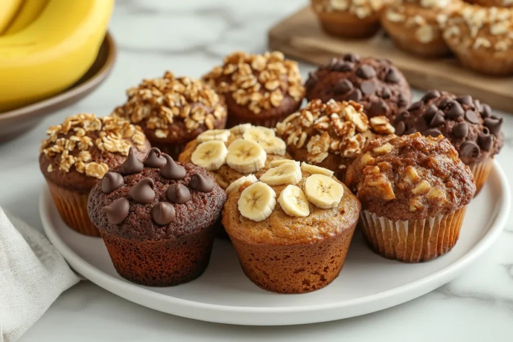 Different types of muffins