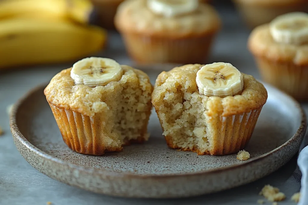 Vegan banana muffins